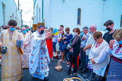 Divine Liturgy and Blessing of Baskets. 2021 