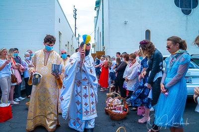 Divine Liturgy and Blessing of Baskets. 2021 