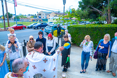 Divine Liturgy and Blessing of Baskets. 2021 