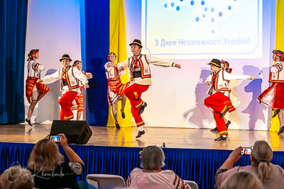 Celebrating the 30th anniversary of Ukrainian Independence.  Festive concert in Ukrainian Cultural Center.