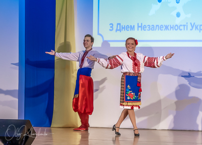 Celebrating the 30th anniversary of Ukrainian Independence.  Festive concert in Ukrainian Cultural Center.