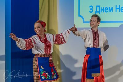 Celebrating the 30th anniversary of Ukrainian Independence.  Festive concert in Ukrainian Cultural Center.