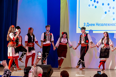 Celebrating the 30th anniversary of Ukrainian Independence.  Festive concert in Ukrainian Cultural Center.