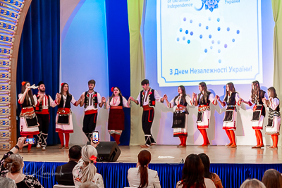 Celebrating the 30th anniversary of Ukrainian Independence.  Festive concert in Ukrainian Cultural Center.