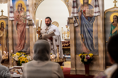 Хресний хід, Літургія і освячення великодних кошиків