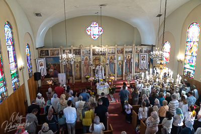 Divine Liturgy and Blessing of Baskets. 