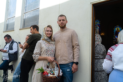 Divine Liturgy and Blessing of Baskets. 