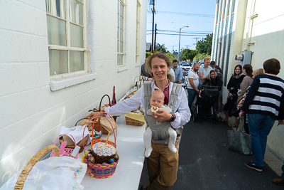 Divine Liturgy and Blessing of Baskets. 