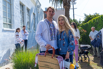 Divine Liturgy and Blessing of Baskets. 