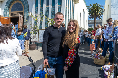 Divine Liturgy and Blessing of Baskets. 