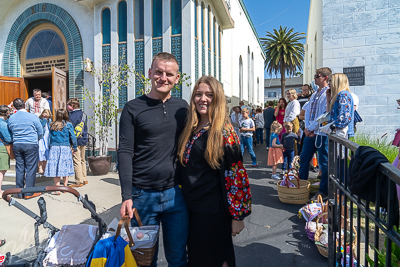 Divine Liturgy and Blessing of Baskets. 