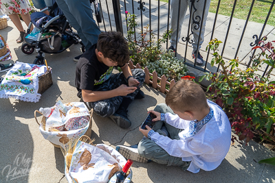 Divine Liturgy and Blessing of Baskets. 