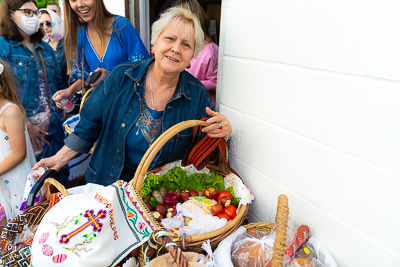 Divine Liturgy and Blessing of Baskets. 