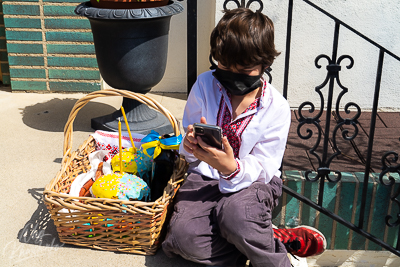 Divine Liturgy and Blessing of Baskets. 