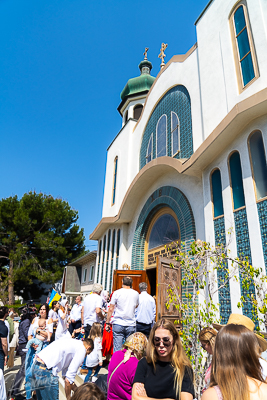 Divine Liturgy and Blessing of Baskets. 