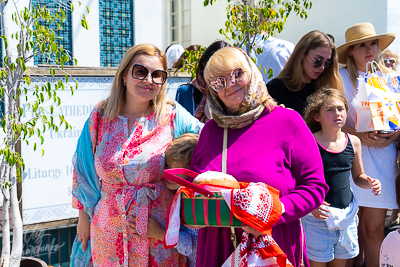 Divine Liturgy and Blessing of Baskets. 