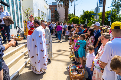 Divine Liturgy and Blessing of Baskets. 