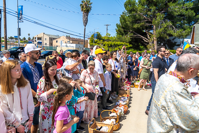 Divine Liturgy and Blessing of Baskets. 