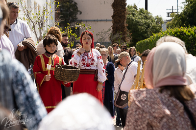 Divine Liturgy and Blessing of Baskets. 