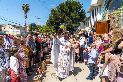 Divine Liturgy and Blessing of Baskets. 