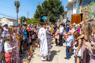 Divine Liturgy and Blessing of Baskets. 