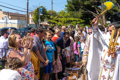 Divine Liturgy and Blessing of Baskets. 