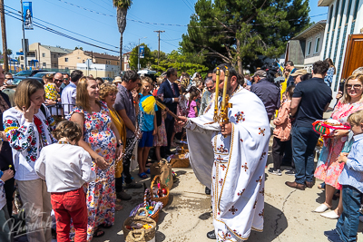 Divine Liturgy and Blessing of Baskets. 