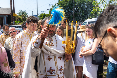 Утреня Пасхи і освячення великодних кошиків.