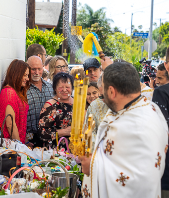 Divine Liturgy and Blessing of Baskets. 