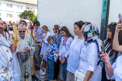 Утреня Пасхи і освячення великодних кошиків.