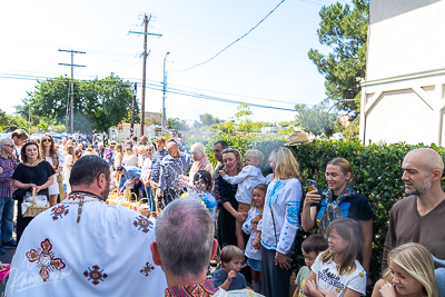 Divine Liturgy and Blessing of Baskets. 