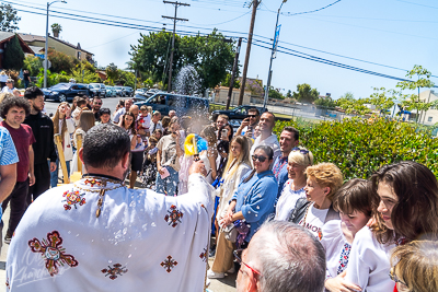 Divine Liturgy and Blessing of Baskets. 