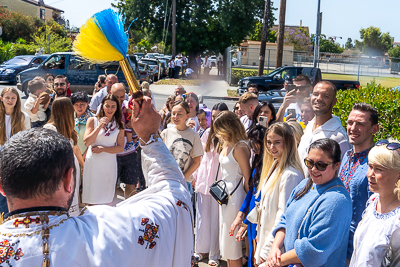 Утреня Пасхи і освячення великодних кошиків.