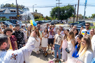 Divine Liturgy and Blessing of Baskets. 