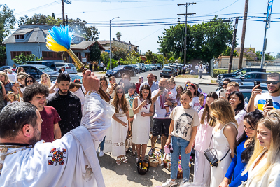 Divine Liturgy and Blessing of Baskets. 