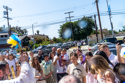 Divine Liturgy and Blessing of Baskets. 