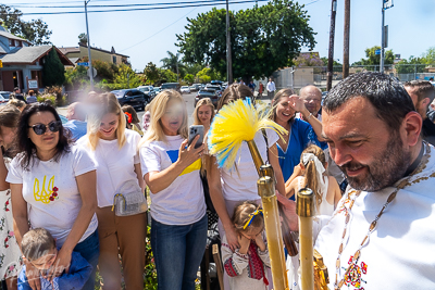 Divine Liturgy and Blessing of Baskets. 