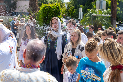 Утреня Пасхи і освячення великодних кошиків.