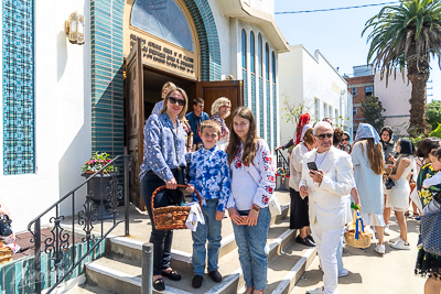 Divine Liturgy and Blessing of Baskets. 