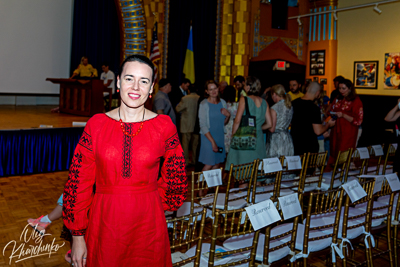 Celebrating the 31th anniversary of Ukrainian Independence.  Festive concert in Ukrainian Cultural Center.