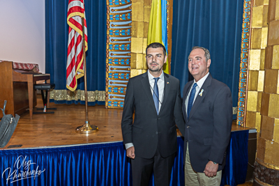 Celebrating the 31th anniversary of Ukrainian Independence.  Festive concert in Ukrainian Cultural Center.