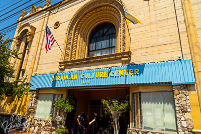 Celebrating the 31th anniversary of Ukrainian Independence.  Festive concert in Ukrainian Cultural Center.