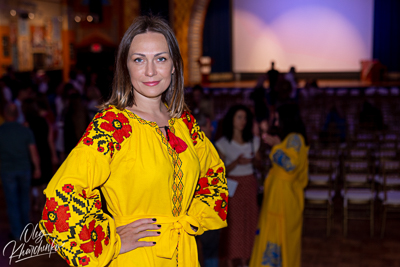 Celebrating the 31th anniversary of Ukrainian Independence.  Festive concert in Ukrainian Cultural Center.