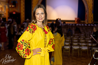 Celebrating the 31th anniversary of Ukrainian Independence.  Festive concert in Ukrainian Cultural Center.