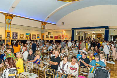 Celebrating the 31th anniversary of Ukrainian Independence.  Festive concert in Ukrainian Cultural Center.