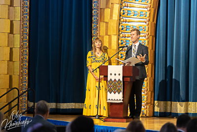 Celebrating the 31th anniversary of Ukrainian Independence.  Festive concert in Ukrainian Cultural Center.