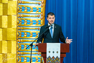 Celebrating the 31th anniversary of Ukrainian Independence.  Festive concert in Ukrainian Cultural Center.