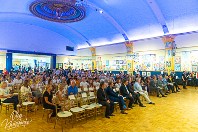 Celebrating the 31th anniversary of Ukrainian Independence.  Festive concert in Ukrainian Cultural Center.