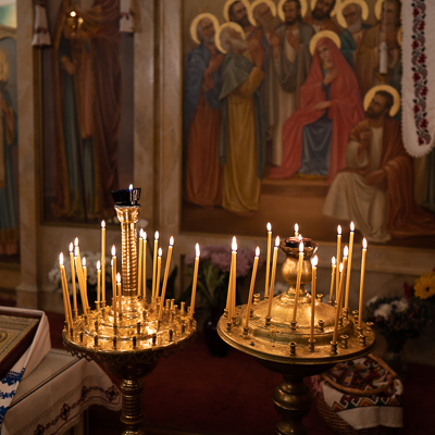 Хресний хід, Літургія і освячення великодних кошиків