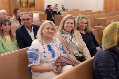 Хресний хід, Літургія і освячення великодних кошиків